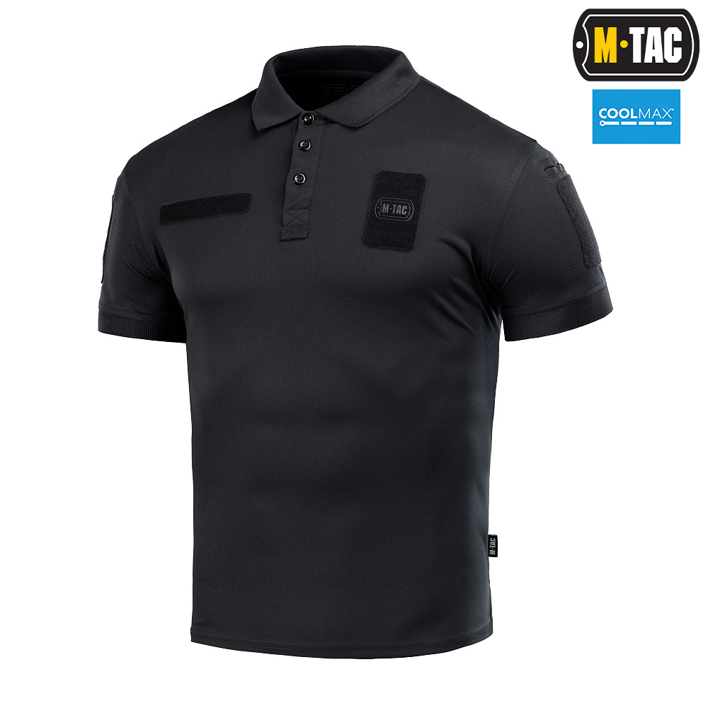 M-Tac koszula polo Elite Tactical Coolmax Black 3XL