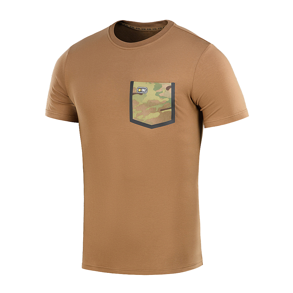 M-Tac Koszulka z Kieszenia 93/7 Coyote Brown L
