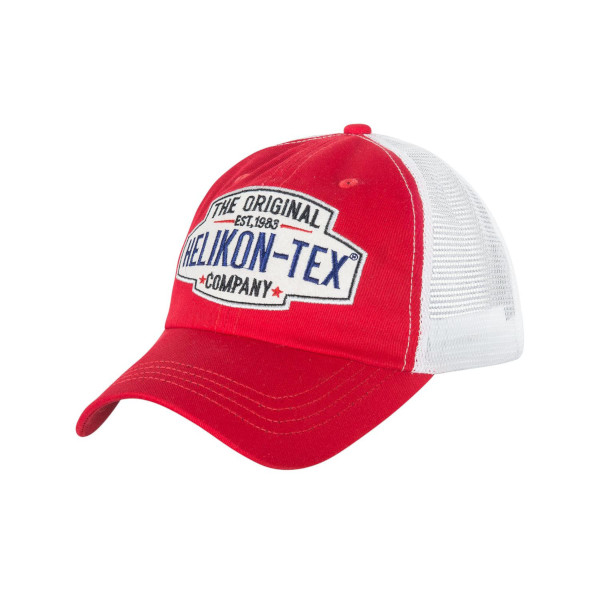 Czapka Trucker Logo Cap Czerwony-Biały