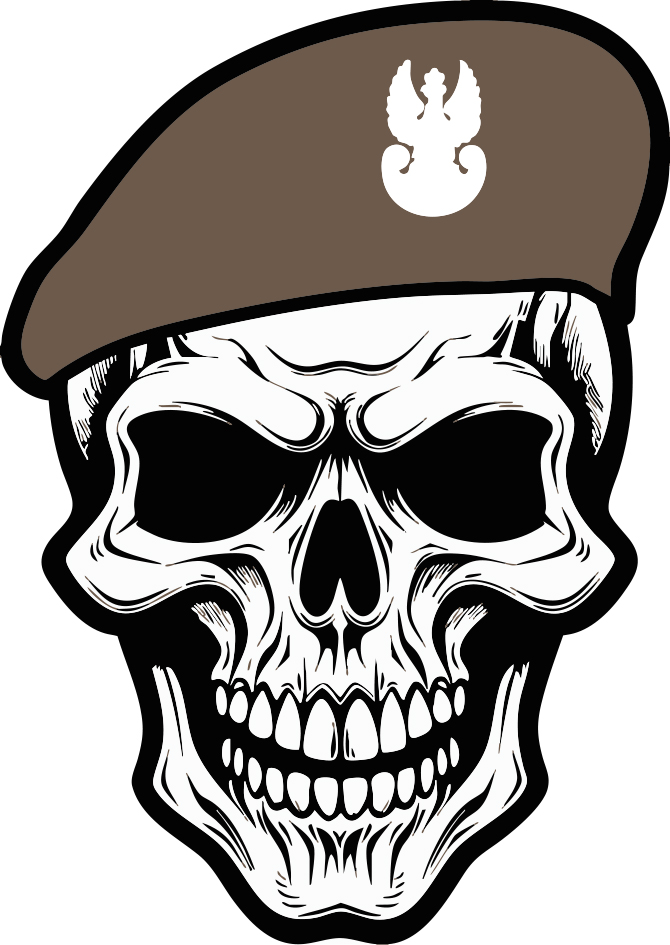 NASZYWKA / PATCH CZACHA BERET WOT  (HY-MASKI-022)