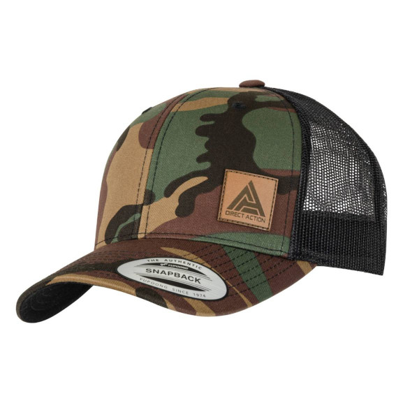 Czapka Baseball Retro Trucker Cap Wood/Black Helik