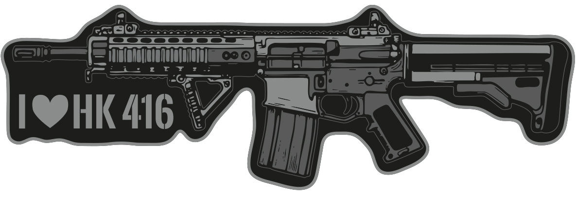 NASZYWKA / PATCH HK416  (HY-MASKI-037)
