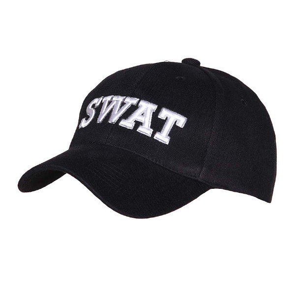 Czapka Baseball Czarna SWAT Fostex