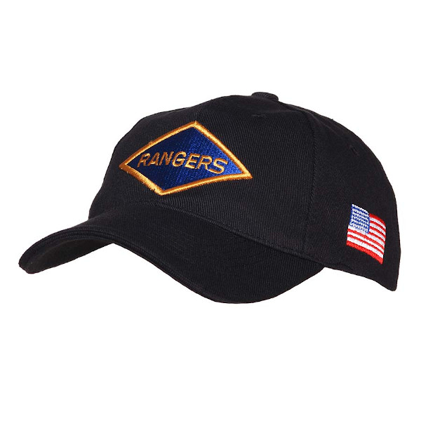 Czapka Baseball Czarna Rangers Fostex