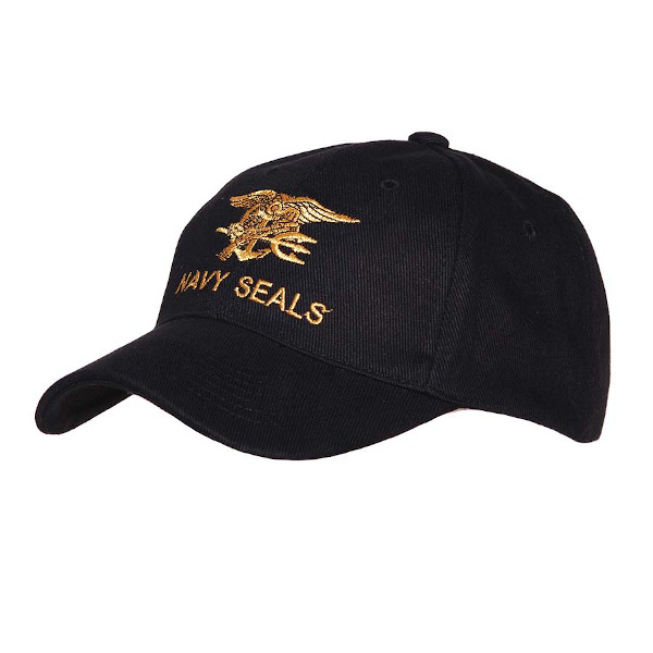 Czapka Baseball Czarna Navy Seals Fostex