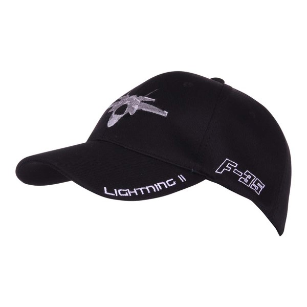Czapka Baseball Dziecinna Czarna F-35 Fostex