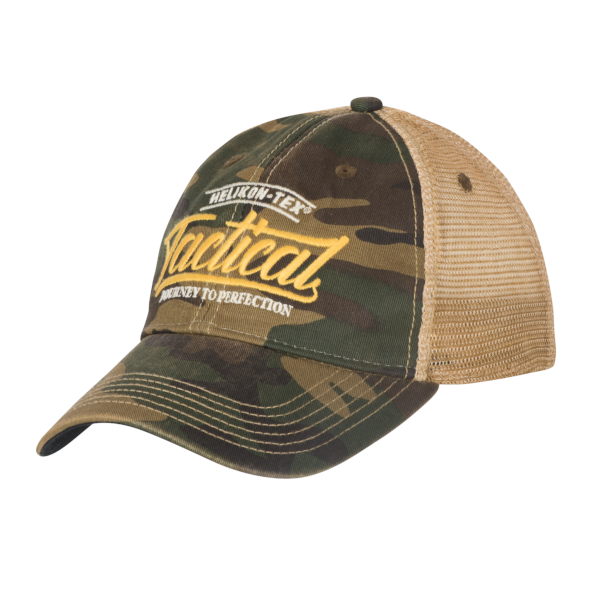 Czapka Trucker Tactical Dirty Washed Cotton Woodland / Khaki A