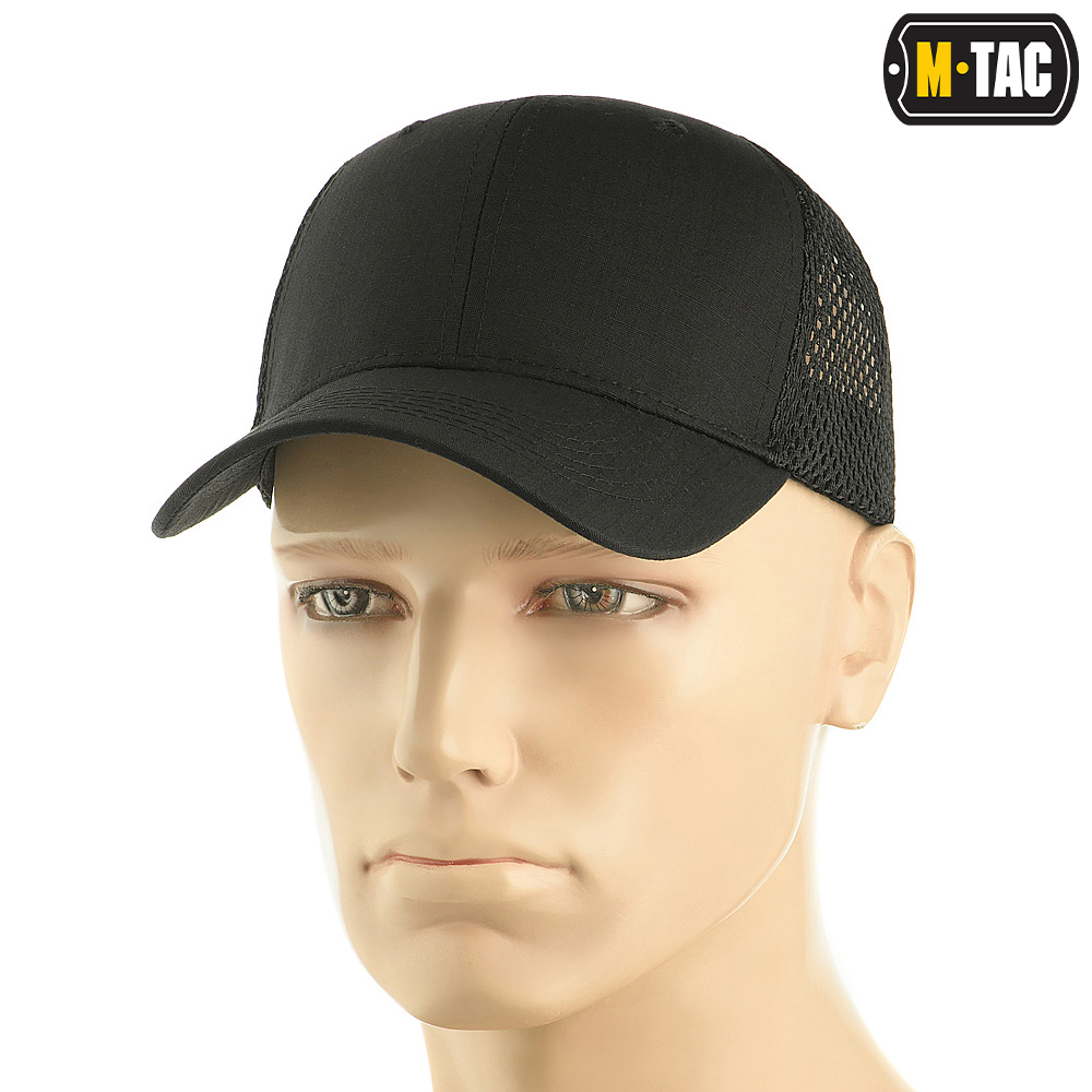 M-Tac czapka z daszkiem siatka Flex Rip-Stop Black