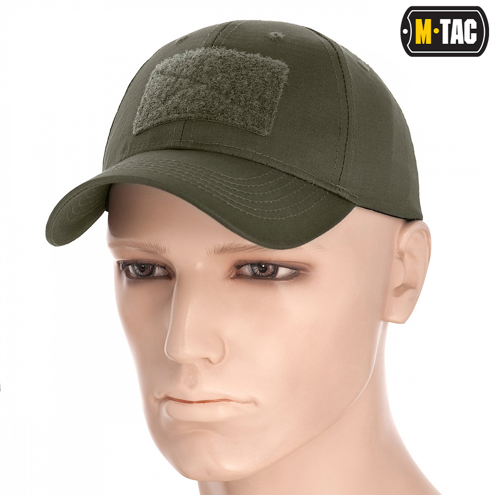 M-Tac czapka z daszkiem na rzep Flex Rip-Stop Army Olive