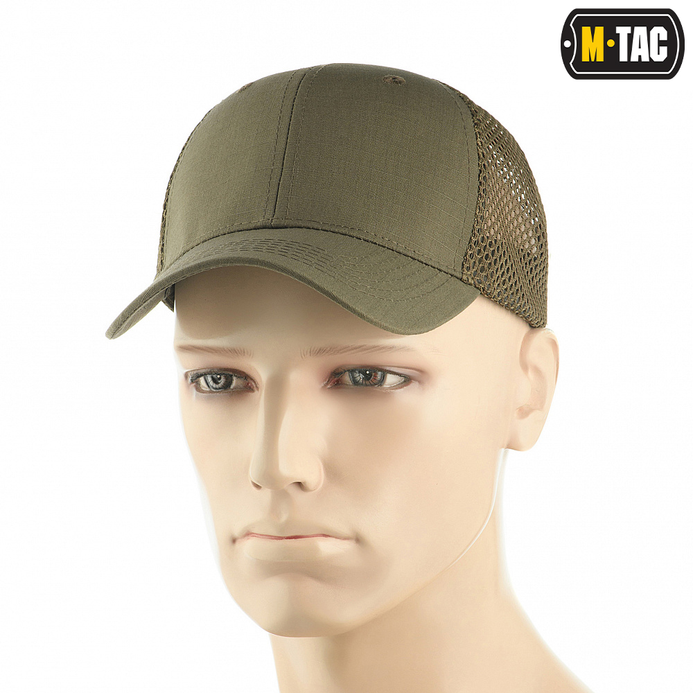 M-Tac czapka z daszkiem siatka Flex Rip-Stop Dark Olive