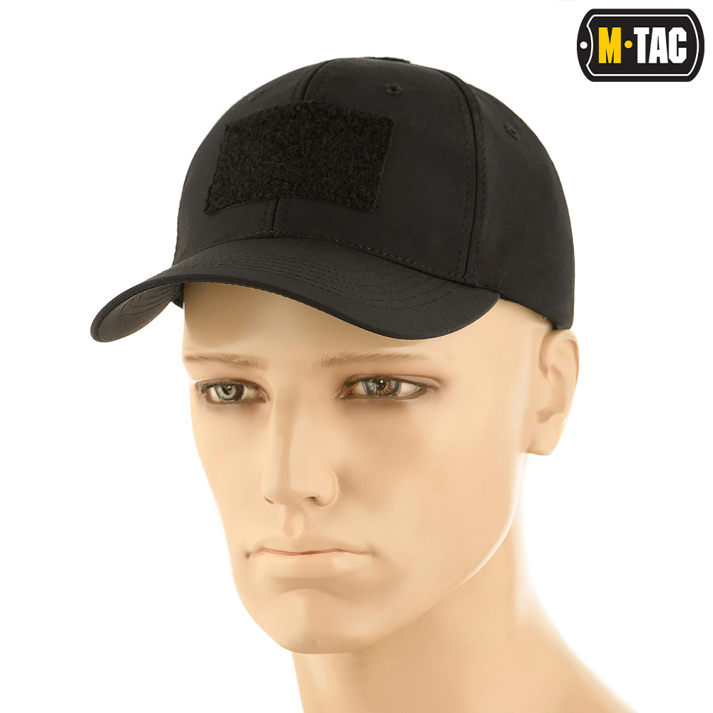 M-Tac Taktyczna Czapka z Daszkiem Flex Lightweight Black S/M