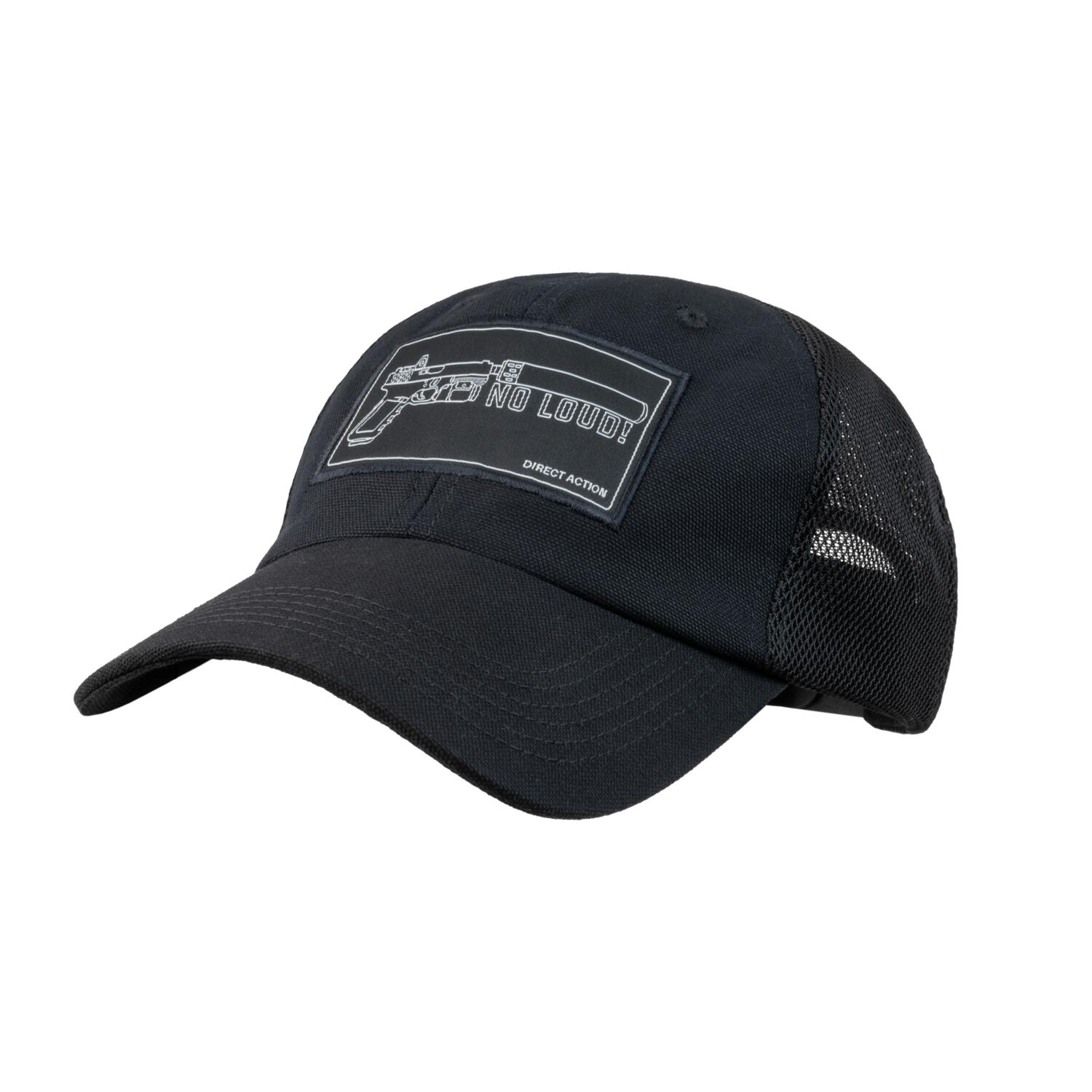 Czapka NO LOUD! Vintage Baseball Cap Cotton Black Direct Action